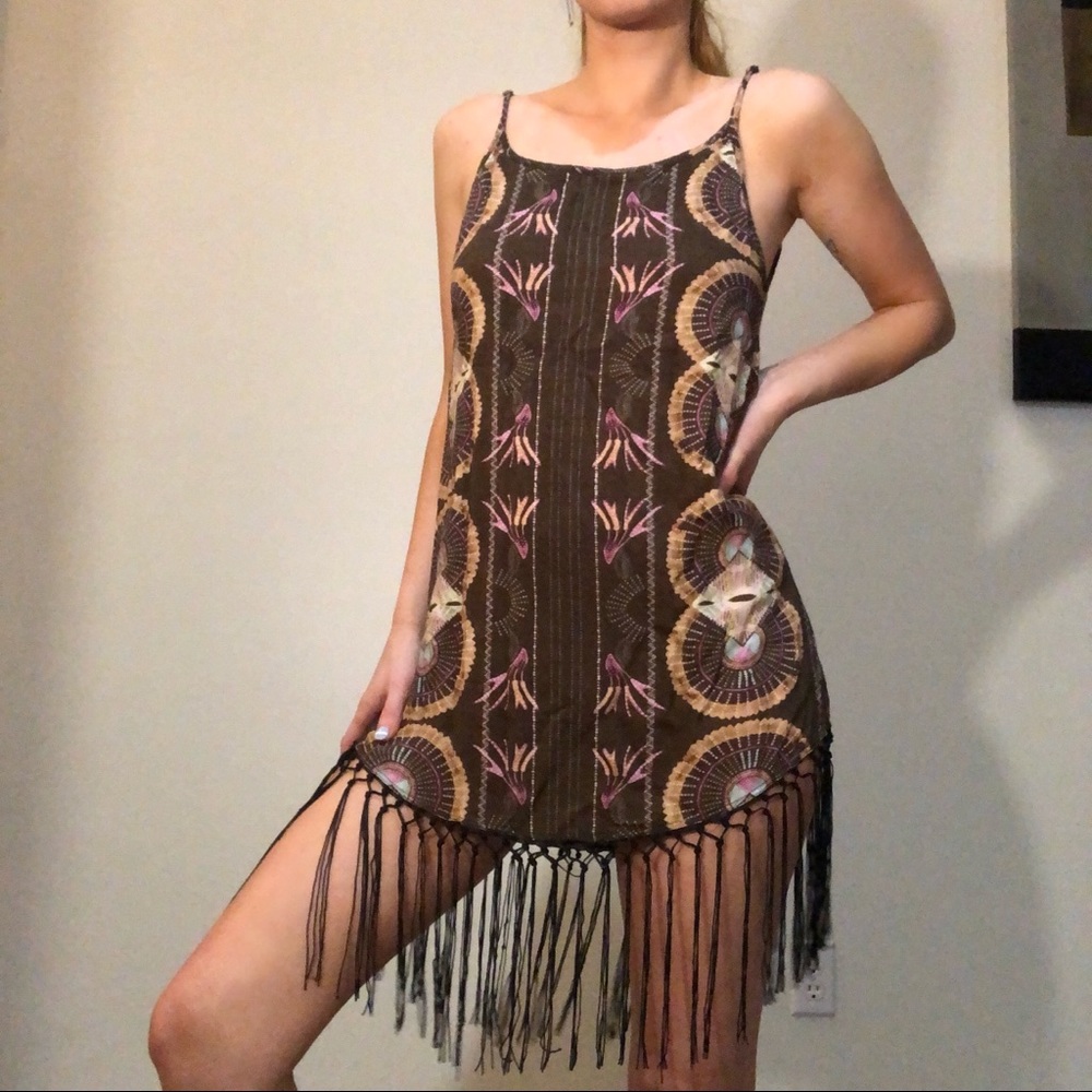 Cleobella fringe dress